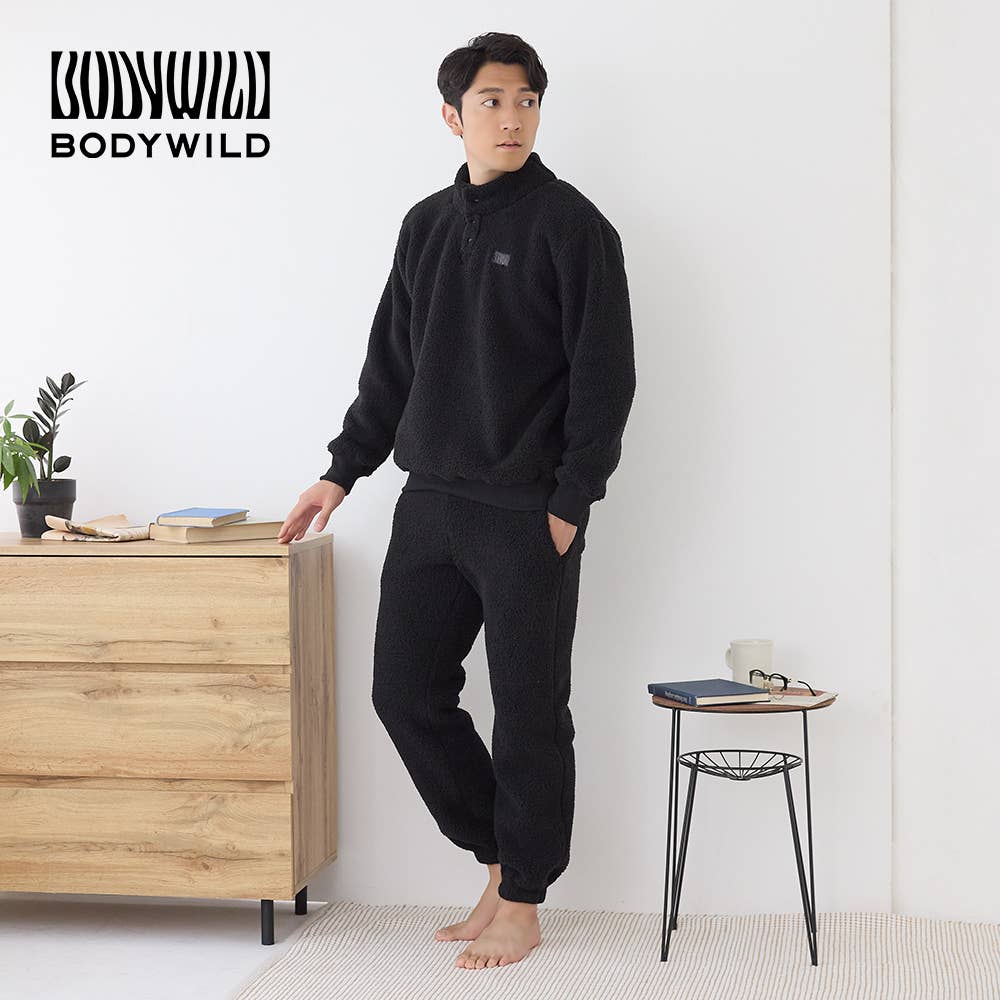 【ボアフリース】ヘンリーネックルームウェア